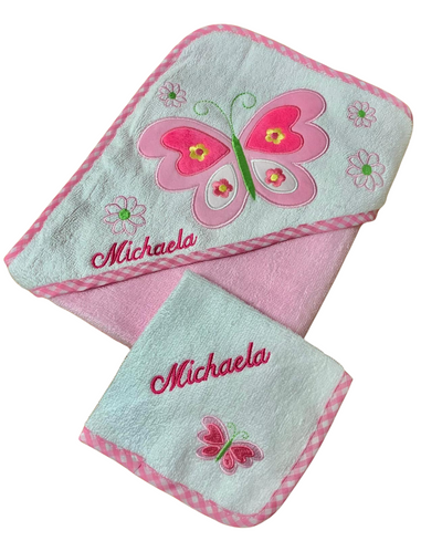 Personalised Hooded Baby Towels